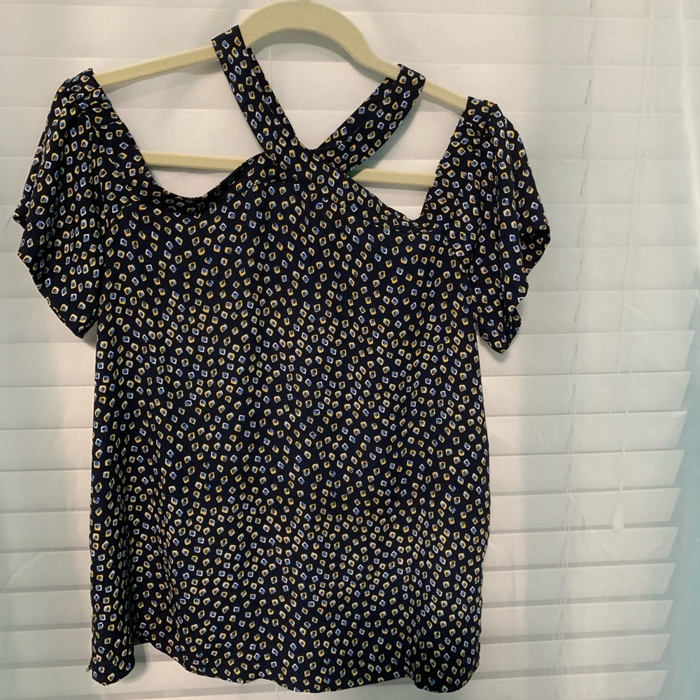 LOFT cold shoulder print too